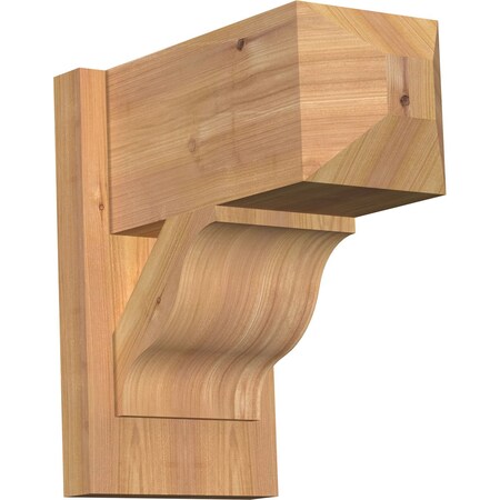 Ekena Millwork Funston Craftsman Smooth Outlooker, Western Red Cedar, 7 1/2"W x 14"D x 14"H OUT08X14X14FST04SWR